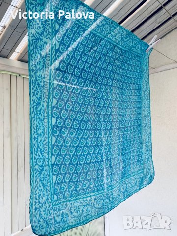 Копринен шал Индия, снимка 4 - Шалове - 36588733