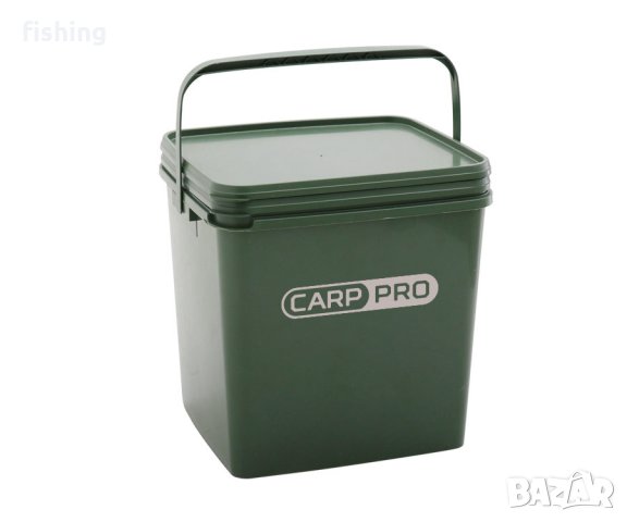 Пластмасова кофа с Тарелка Carp Pro 10 литра, снимка 3 - Такъми - 35143081