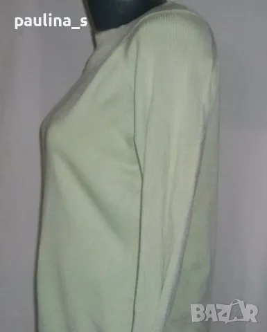 Два различни броя / Дизайнерска еластична блуза "Giada", цвят Нюд и цвят Мента / голям размер , снимка 11 - Блузи с дълъг ръкав и пуловери - 17411257