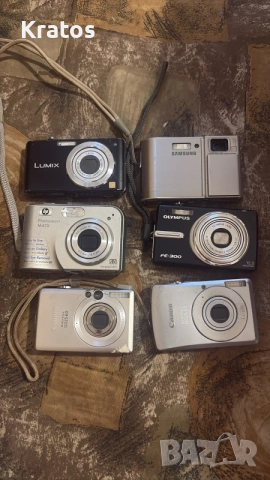 Лот фотоапарати canon Panasonic Olympus. 