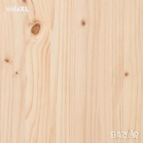 vidaXL Кутия за съхранение, 89x36,5x33 см, борово дърво масив, снимка 9 - Скринове - 56147937