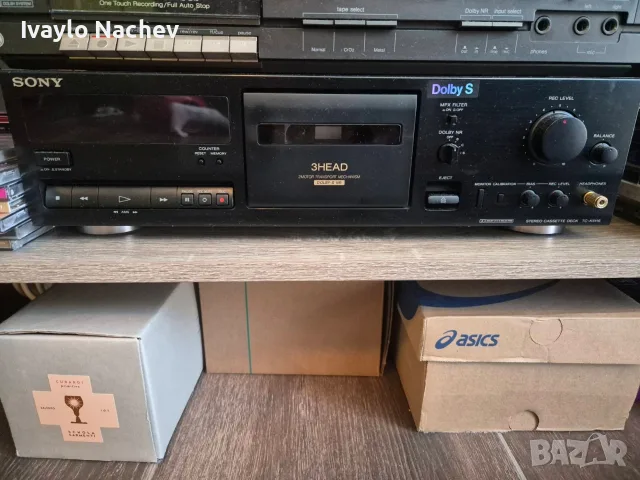 Касетен дек Sony TC K 511 s произведен в Япония