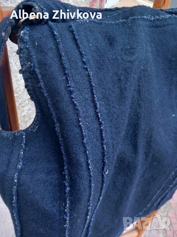 стар етнографски елек - дорамче с много гайтани и декорация, снимка 12 - Антикварни и старинни предмети - 53923456