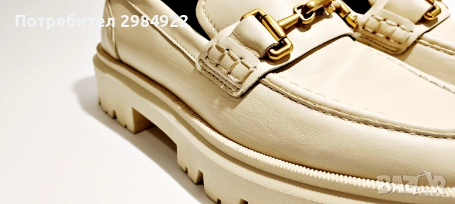 Обувки Massimo Dutti кравешка кожа номер 37 Стелка 24cm , снимка 5 - Дамски ежедневни обувки - 53297628