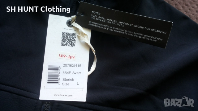 L.BRADOR Softshell Work Jacket размер L работна горница вятърно устойчива W4-164 , снимка 9 - Якета - 52026606