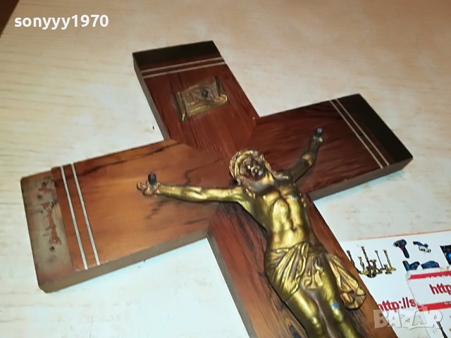 кръст от франция 3012221157, снимка 5 - Антикварни и старинни предмети - 39143144