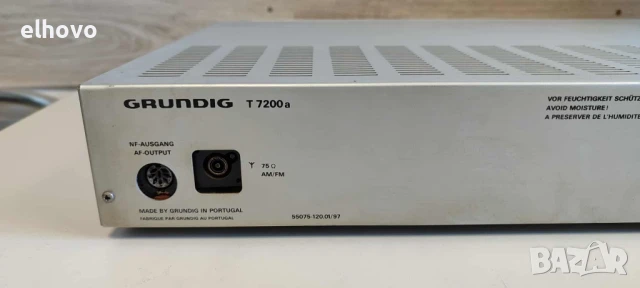 Стерео тунер Grundig T 7200#2, снимка 4 - Ресийвъри, усилватели, смесителни пултове - 51430265