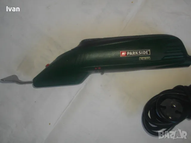 НЕМСКО ЕЛЕКТРИЧЕСКО ДЛЕТО 2011г. 200W Parkside PES200B1 Като ново От старото немско производство , снимка 3 - Други инструменти - 47943557