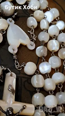 Уникална седефена броеница, снимка 8 - Антикварни и старинни предмети - 48921884