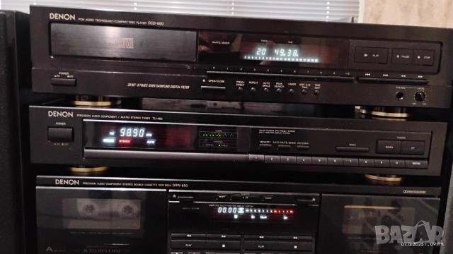 Комплект Denon - Amp,CD,Tuner,Deck, снимка 5 - Аудиосистеми - 52676742