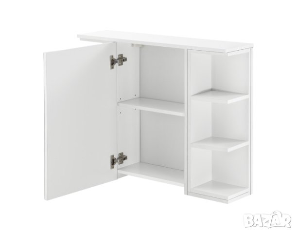 Шкаф за баня с огледало MG200410, снимка 4 - Шкафове - 42873739