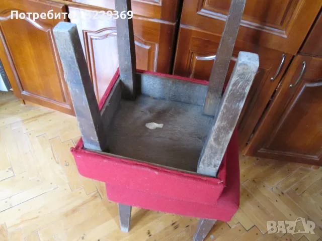4 Табуретки дървени, снимка 4 - Столове - 49818262