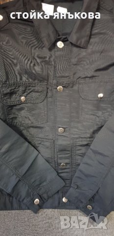 Продавам черно тънко мъжко яке, снимка 3 - Якета - 31968372