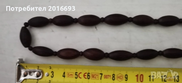 Дървена броеница , снимка 2 - Антикварни и старинни предмети - 54344052