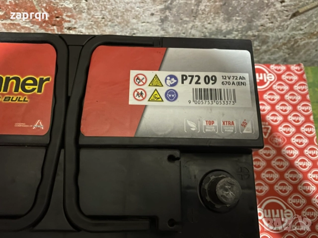 Aкумулатор Banner/Банер 72 амп/ч 670 А, снимка 4 - Части - 52701784
