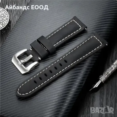 ПРОМО! Каишки от ЕСТЕСТВЕНА кожа за Samsung | Huawei | Amazfit | Garmin, снимка 3 - Каишки за часовници - 49453923