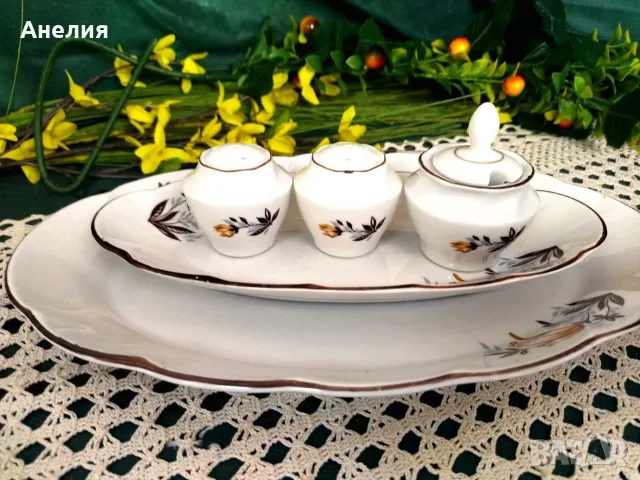 Комплект красота - Рижка фабрика СССР, снимка 11 - Чинии - 55994584