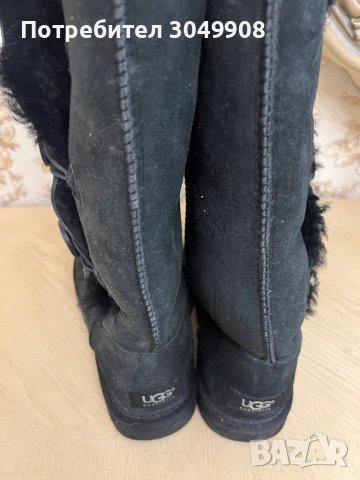 Ботуши високи UGG естествен велур, снимка 2 - Дамски ботуши - 42843129