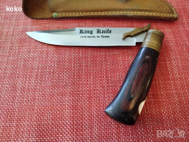 Нож ножка лов и риболов античен King Knife , снимка 3 - Ножове - 50112345