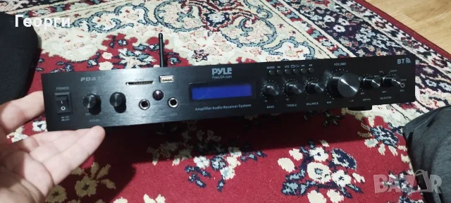 Pyle - 5-канален Bluetooth приемник за рафт, усилвател за домашно кино, усилвател за високоговорител