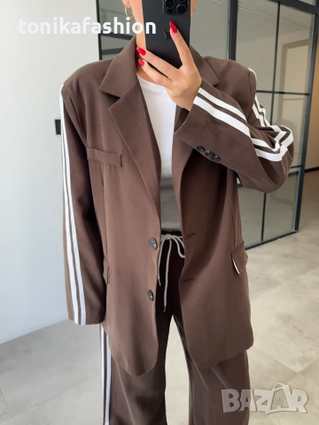 Комплект с овърсайз сако , снимка 4 - Костюми - 51578395