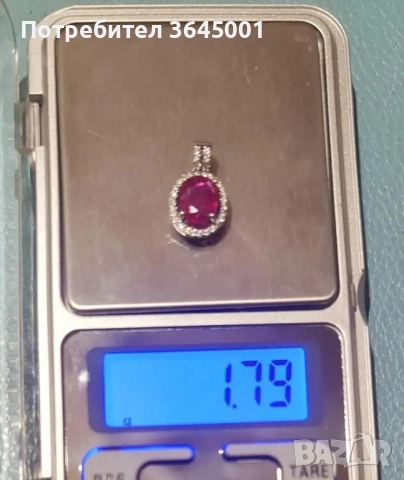 Сребърен комплект 925, с натурален Рубин и циркони. Продават се и по отделно. 💎, снимка 4 - Бижутерийни комплекти - 51948455