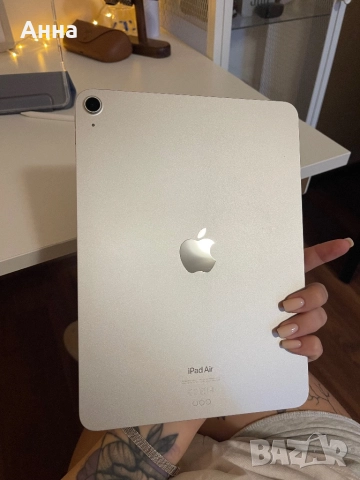 Таблет Apple iPad Air 5 10.9" (2022) 64 GB, + подарък apple pencil 2.0, снимка 4 - Таблети - 52679332