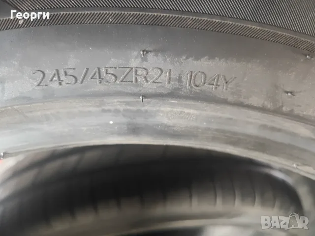 4бр.летни гуми 245/45/21 Hankook, снимка 8 - Гуми и джанти - 56187577