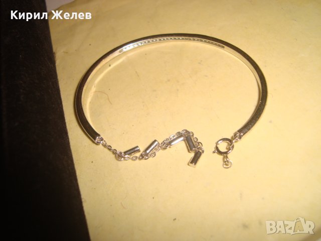 СРЕБРИСТО УКРАШЕНИЕ ИНКРУСТИРАНО с МИНИАТЮРНИ ЦИРКОНИ 23769