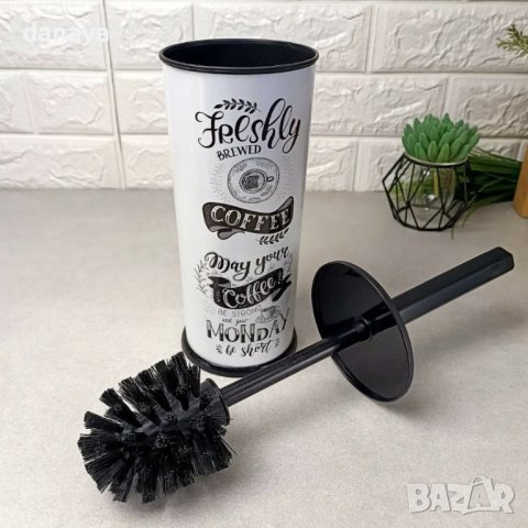 3426 Модерна WC четка за тоалетна с поставка, снимка 5 - Мопове, кофи, четки и метли - 39399780