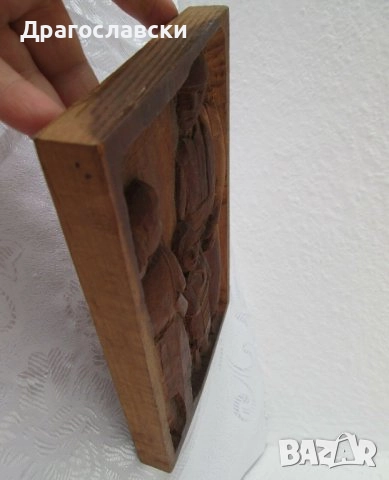 дървено пано с вол , дърворезба, пана, форма за сладки, круша - панер, снимка 11 - Пана - 28870644