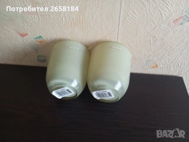к-т 2бр. чаши, цветно стъкло Serax, снимка 3 - Чаши - 50592114