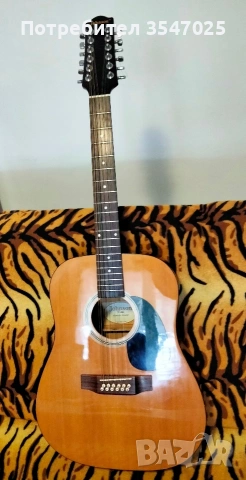 Електро акустична китара Johnson -12 струнна ,с Fishman 301