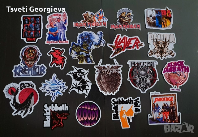 Персонализирани стикери - метъл и рок 