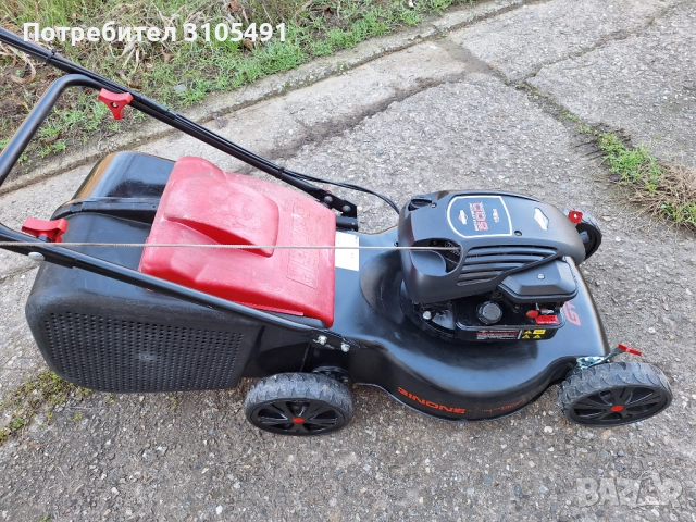 Косачка ALKO Briggs 5к.с. самоходна мулчираща с кош, снимка 14 - Градинска техника - 52749714