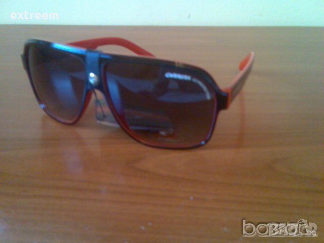 	C A R R E R A - ЧЕРНА отпред & ЧЕРВЕНА отвътре РАМКА - ТЪМНО преливащо се СТЪКЛО - UV 400, снимка 5 - Слънчеви и диоптрични очила - 29132511