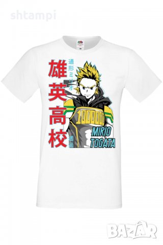 Мъжка тениска My Hero Academia Mirio Togata 02,Анимация,игра,Празник,Повод,, снимка 2 - Тениски - 38096392
