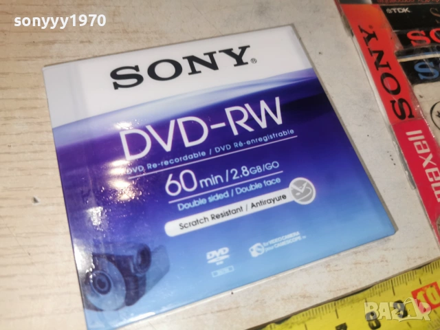 SONY DVD-RW 1БР ВНОС GERMANY 1904260935H1E3R, снимка 5 - DVD филми - 54242203