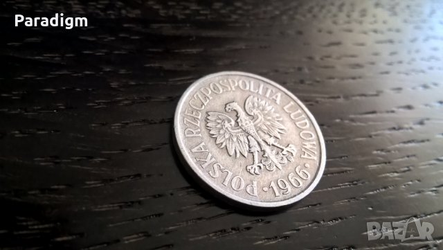 Монета - Полша - 20 гроша | 1966г., снимка 2 - Нумизматика и бонистика - 32077225