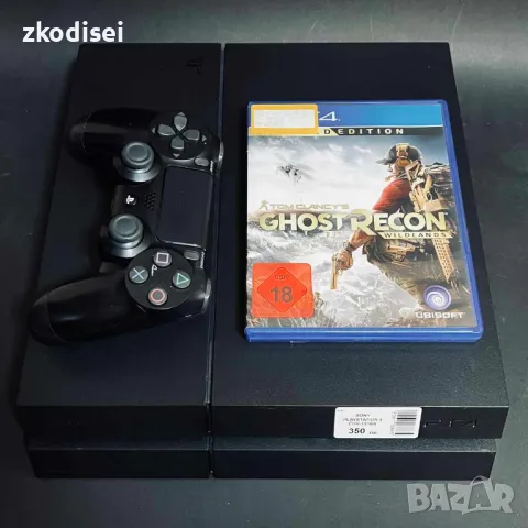 Конзола SONY - PS4 CUH-1216A с 1бр. джойстик и 1бр. игра