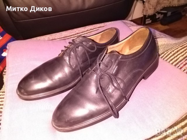 Geox Respira Amphibiox естествена кожа маркови дишащи антибактериални №42 стелка 27см, снимка 3 - Официални обувки - 38428424