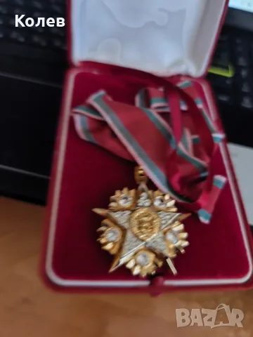 Маршалска звезда соц. период с масивна позлата и камъни swarovski (КОПИЕ), снимка 8 - Антикварни и старинни предмети - 56152988