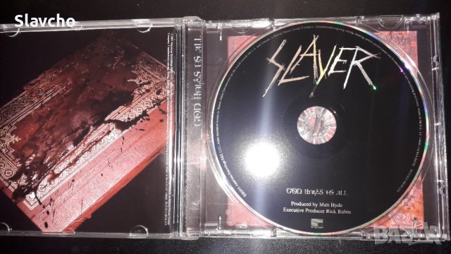Компакт диск на - Slayer – God Hates Us All /2001, снимка 2 - CD дискове - 39457676