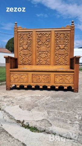 Пейка с ракла Готика, снимка 2 - Дивани и мека мебел - 54261875