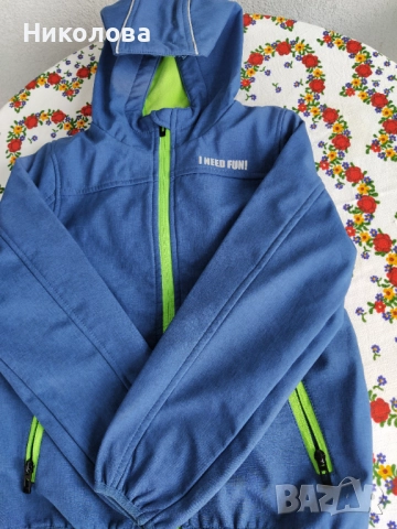 Детско яке със цип и мека подплата., снимка 5 - Детски якета и елеци - 51894598