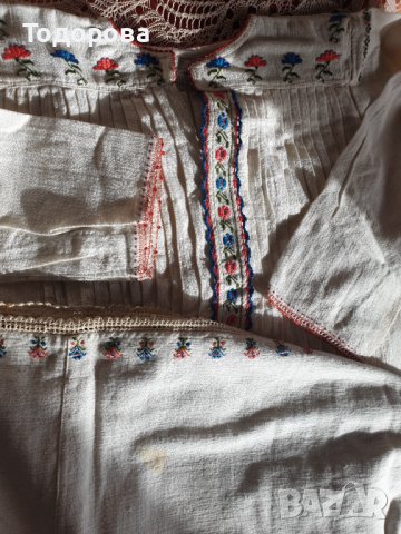 Автентична риза от Североизточна България от началото на миналия век, снимка 5 - Антикварни и старинни предмети - 42756993