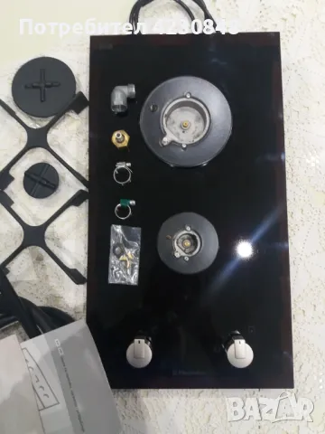 Газов котлон за вграждане две горелки ЕЛЕКТРОЛУКС