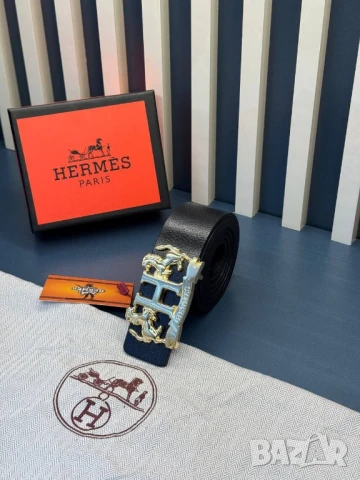 колани от естествена кожа в кутия prada hermes , снимка 3 - Колани - 50588888