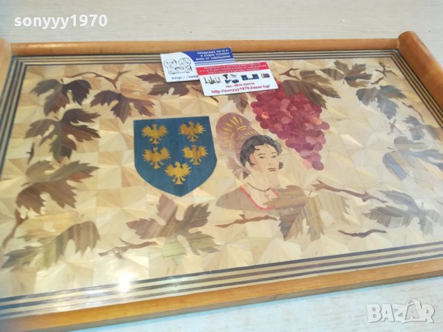 красиво пано 53х32см-дърво/стъкло 2201210858, снимка 2 - Колекции - 31512330