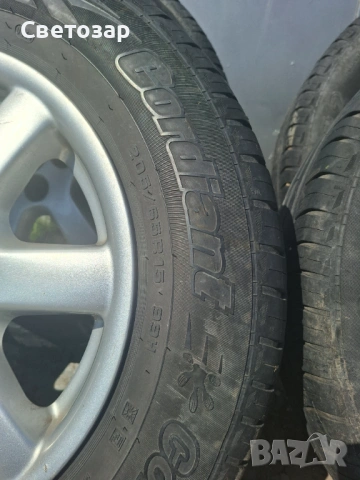 Летни гуми с лети джанти 15",5х112, снимка 3 - Гуми и джанти - 54213135